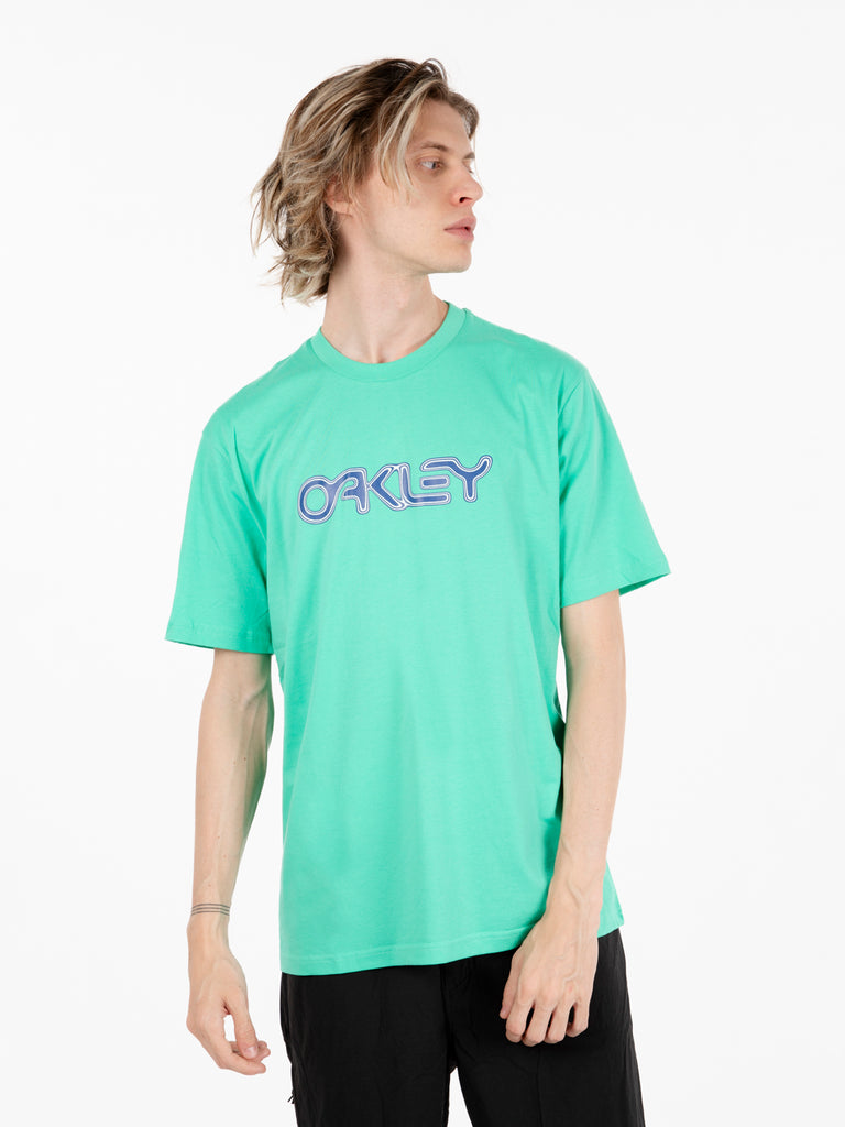 OAKLEY - T-shirt con stampa menta