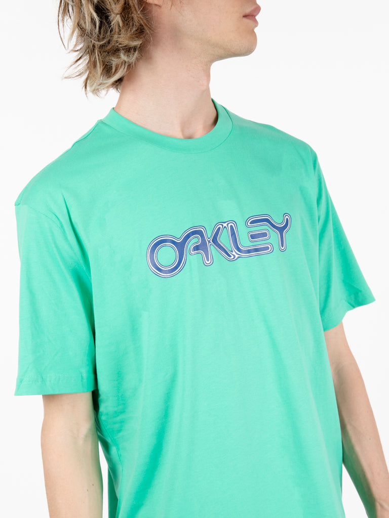 OAKLEY - T-shirt con stampa menta