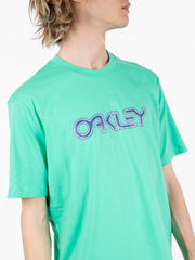 OAKLEY - T-shirt con stampa menta