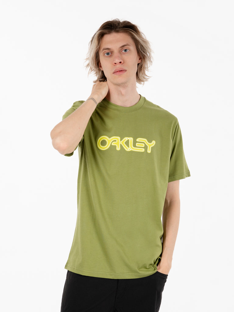 OAKLEY - T-shirt con stampa verde