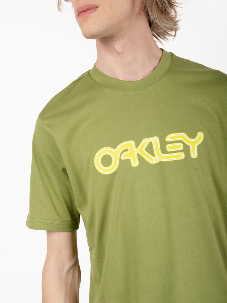 OAKLEY - T-shirt con stampa verde