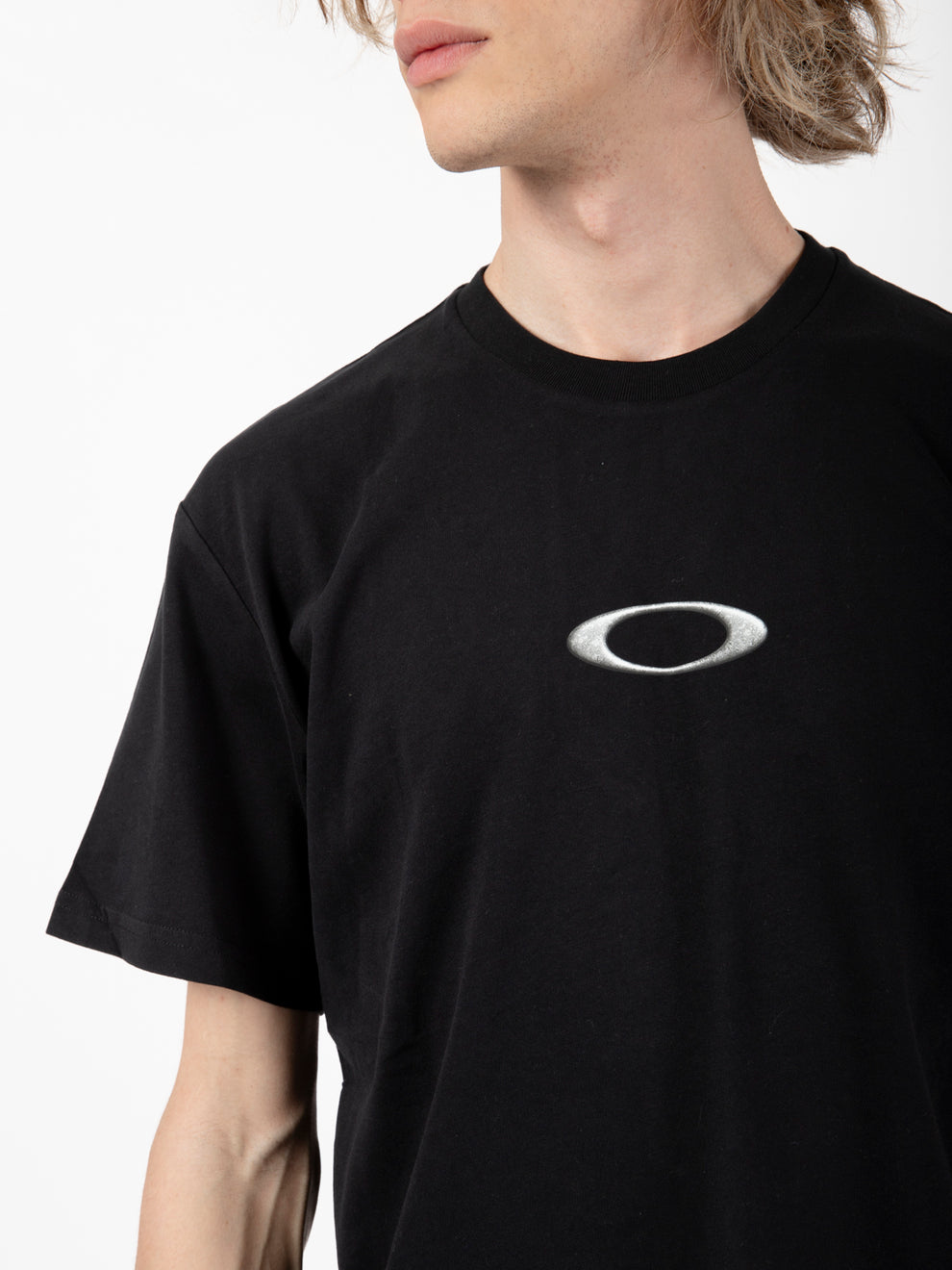 T-shirt in cotone blackout