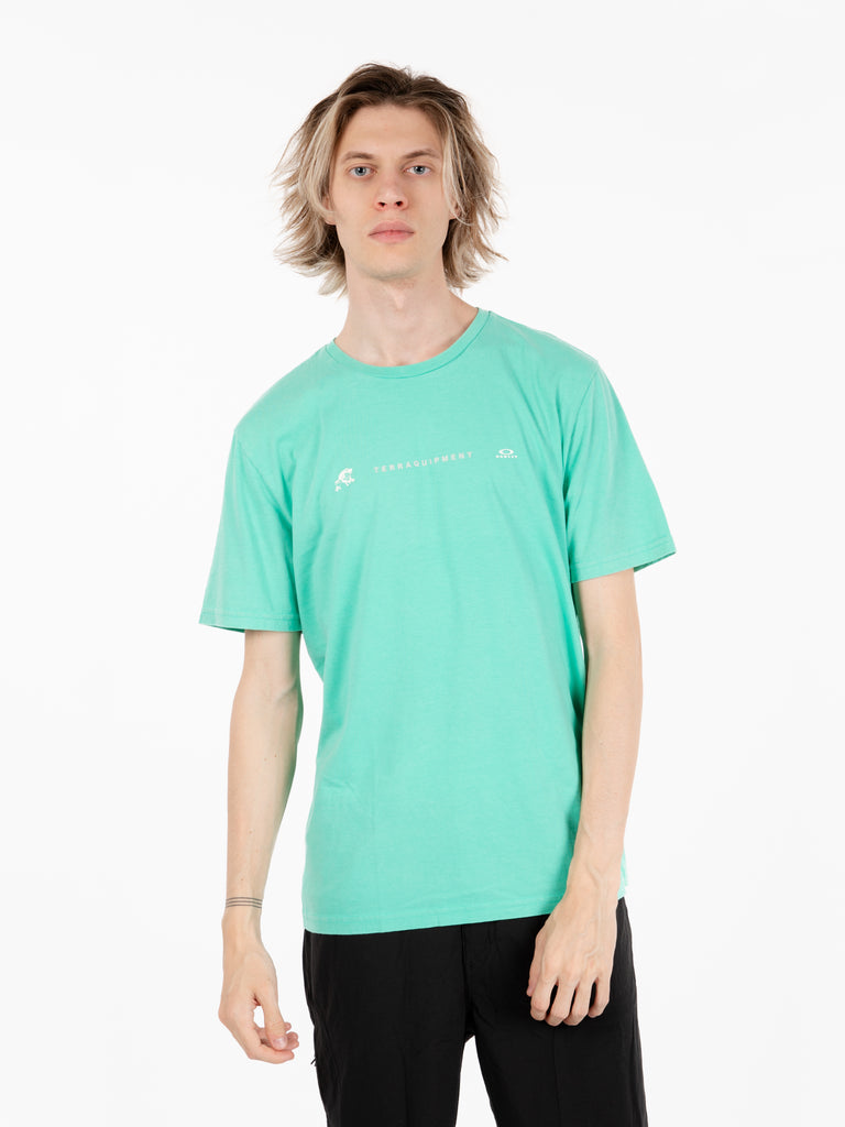 OAKLEY - T-shirt terra mint green