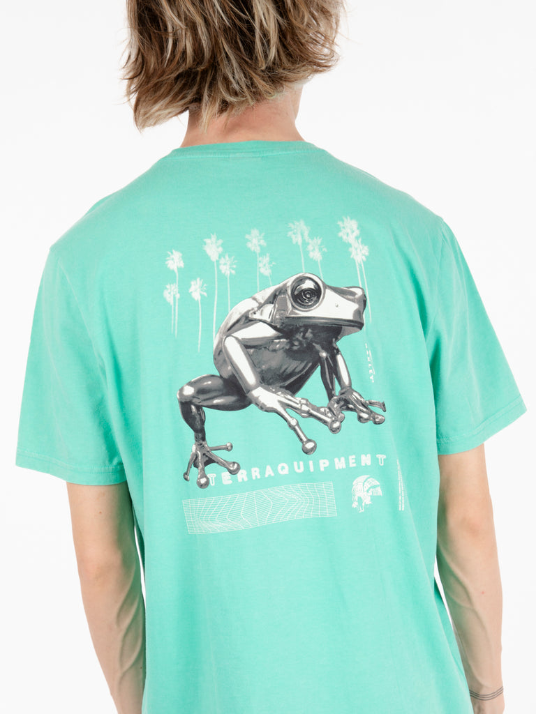 OAKLEY - T-shirt terra mint green