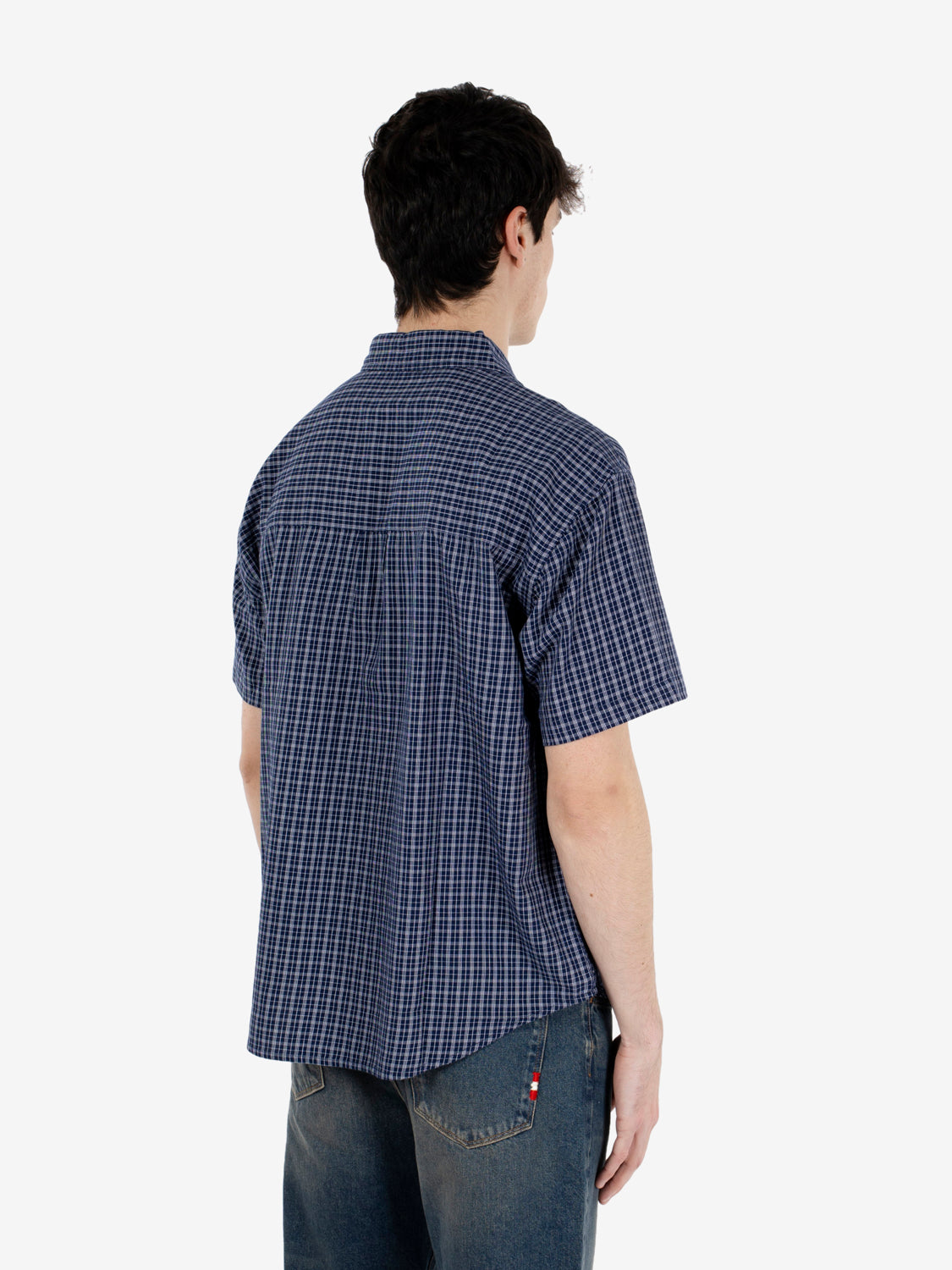 Bigwig Ian Woven Academy navy multi