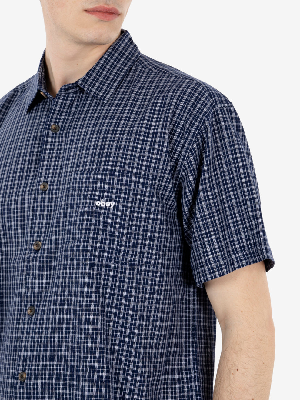 Bigwig Ian Woven Academy navy multi