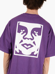 OBEY - Bold Icon Face Tee Pigment imperial purple