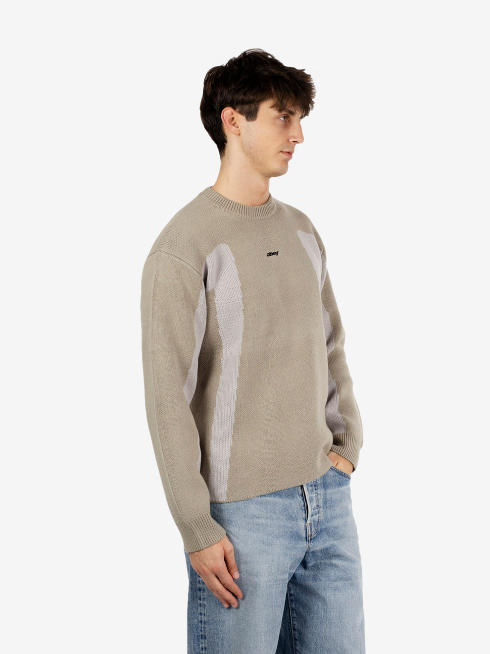 Brann sweater grey multi