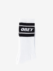 OBEY - Calzini Cooper II socks white / black