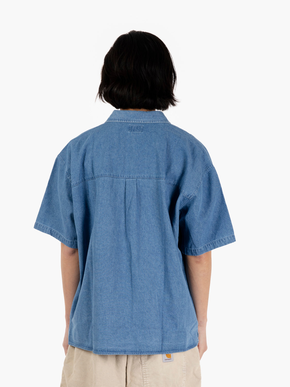 Bigwig light indigo short sleeve denim shirt