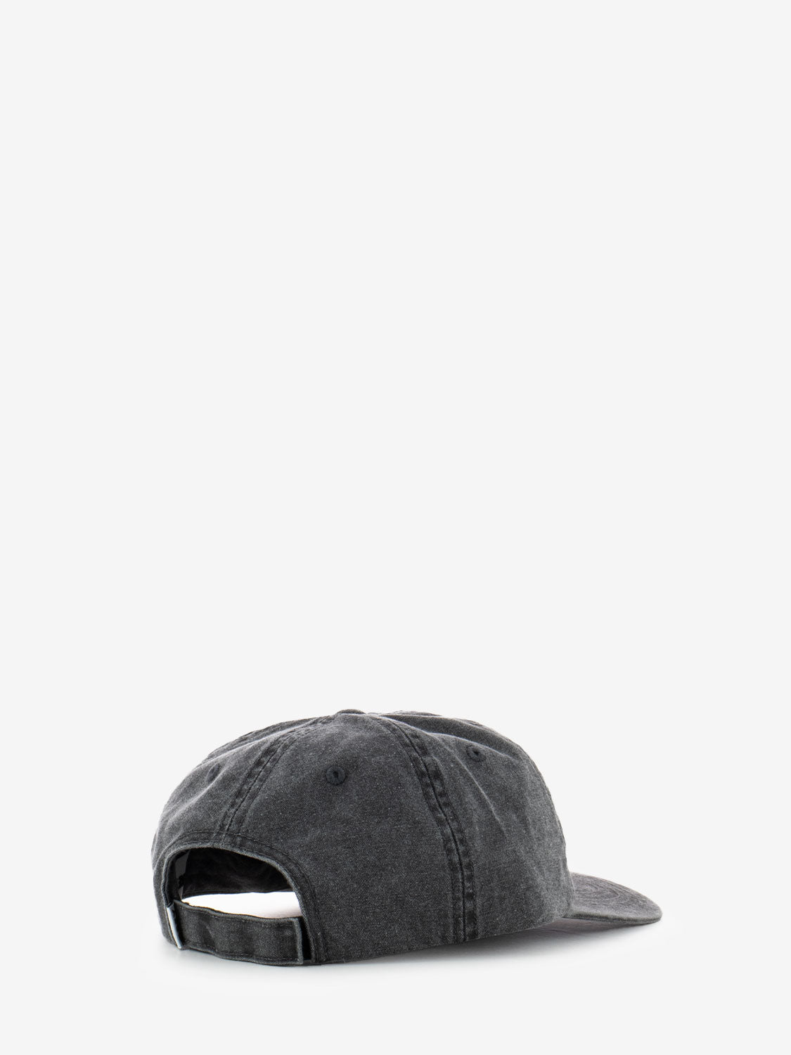 Cappellino jot 6 panel velcro back pigment black