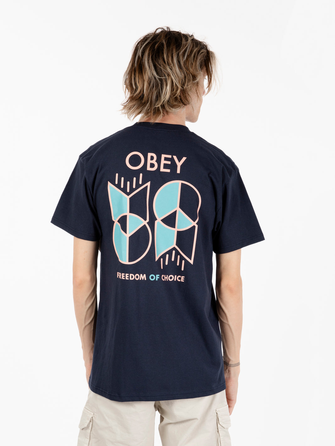 Classic Freedom of Choice navy t-shirt