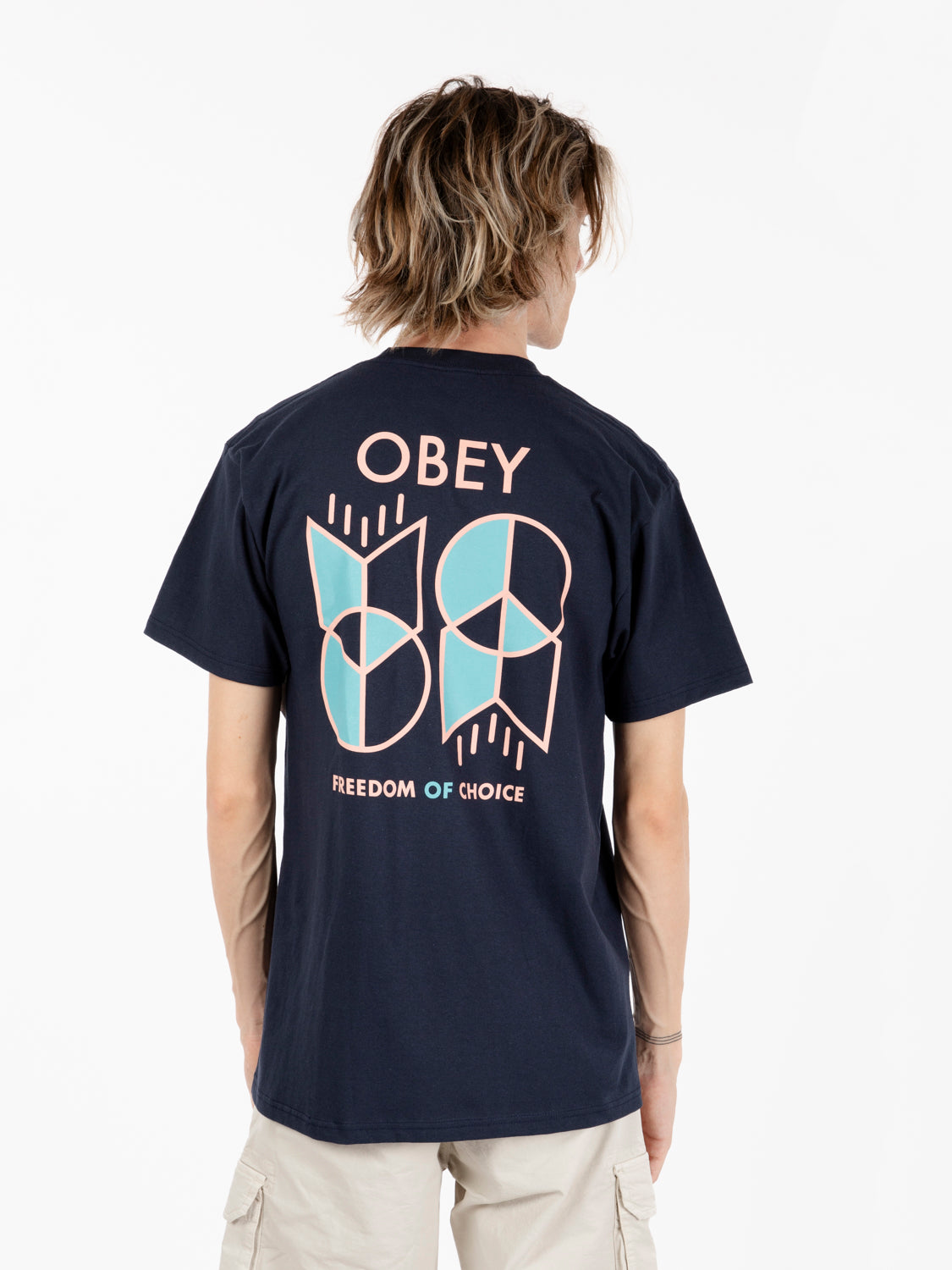 Classic Freedom of Choice navy t-shirt