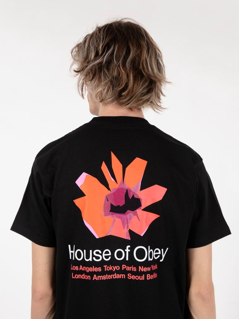 OBEY - Classic t-shirt House of Floral black