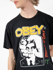 OBEY - Classic t-shirt Legalize It vintage black