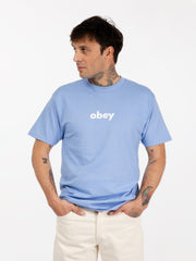 OBEY - Classic t-shirt stampa logo digital violet