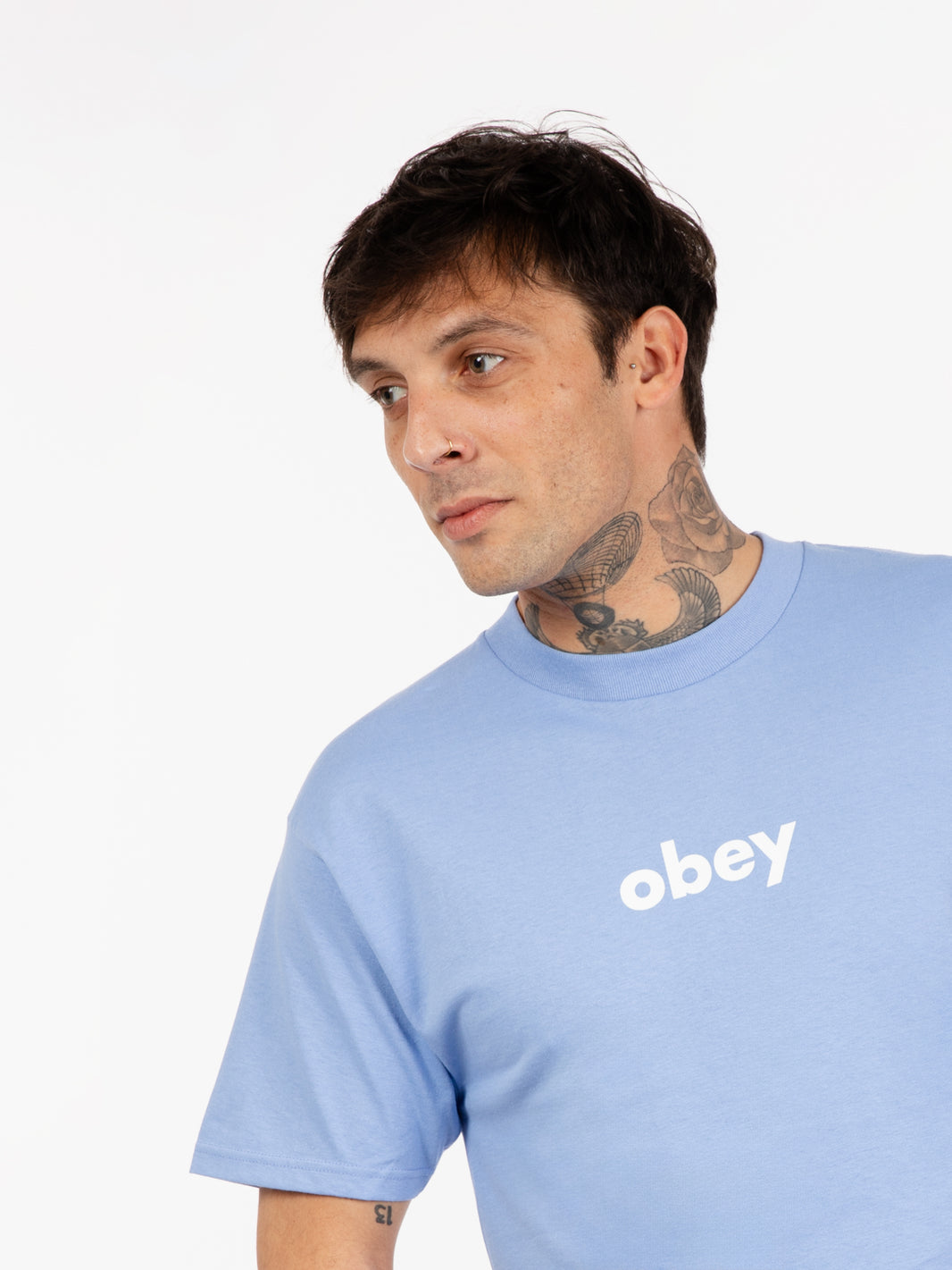 Classic digital violet logo print t-shirt
