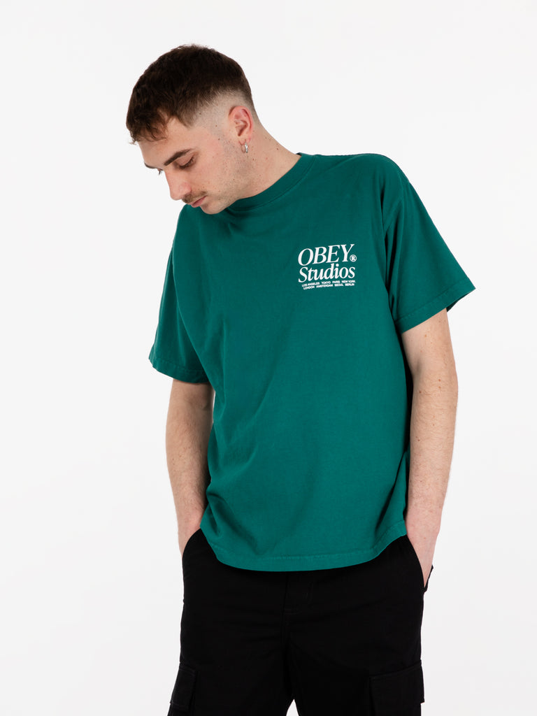 OBEY - Classic t-shirt Studio Icon adventure green
