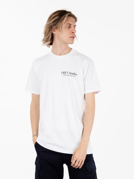 Classic t-shirt Visual Food for Your Mind white