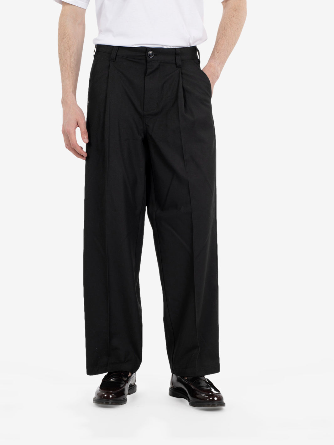 Dean Pleated pant black