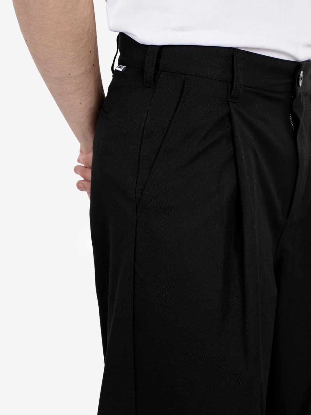 Dean Pleated pant black