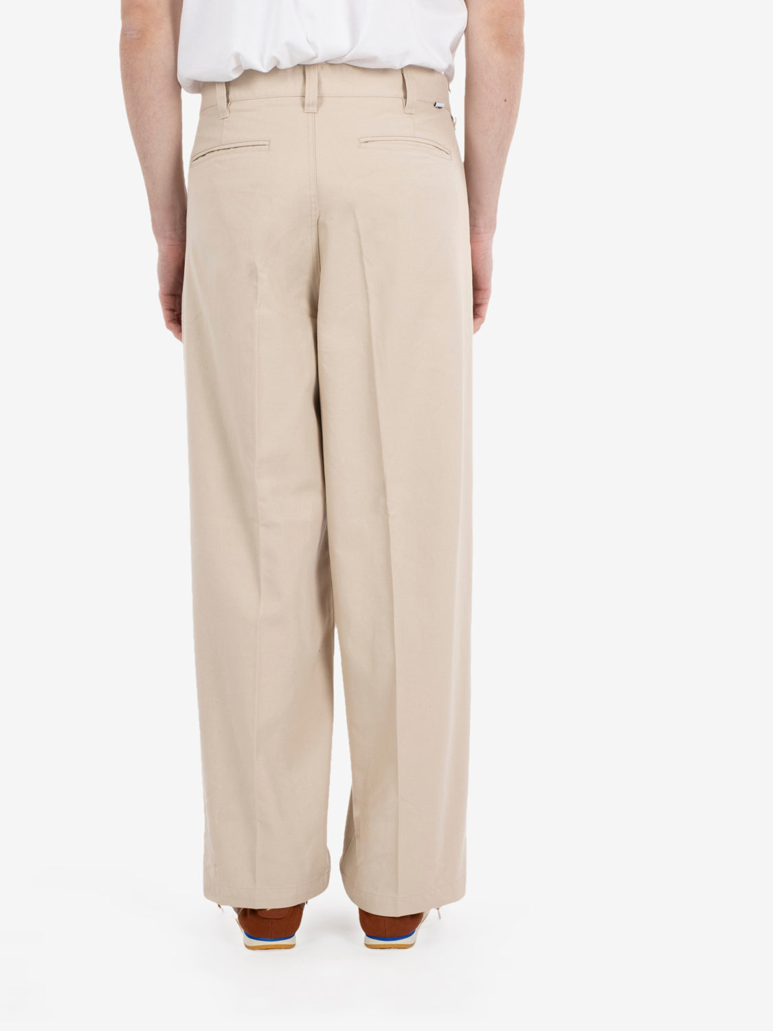 Dean Pleated pant cement