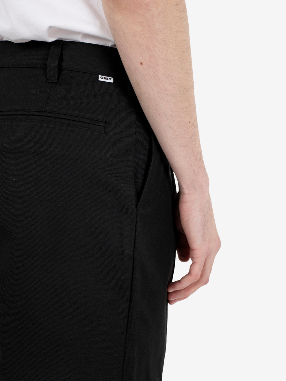 Dean Pleated short black