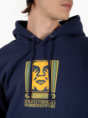 OBEY - Double Exclamation Fleece Academy navy