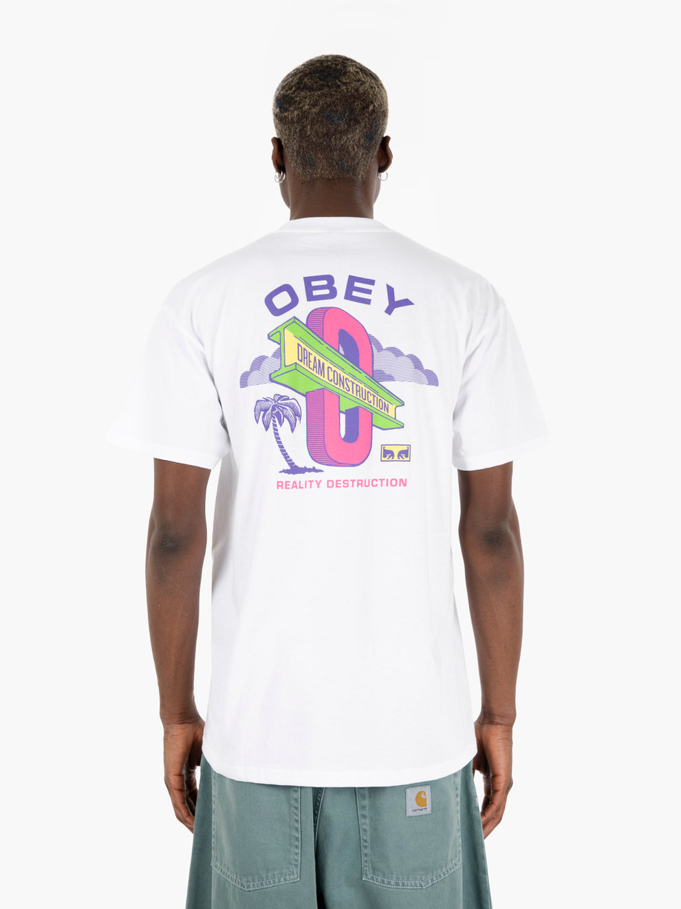 Dream construction tee white