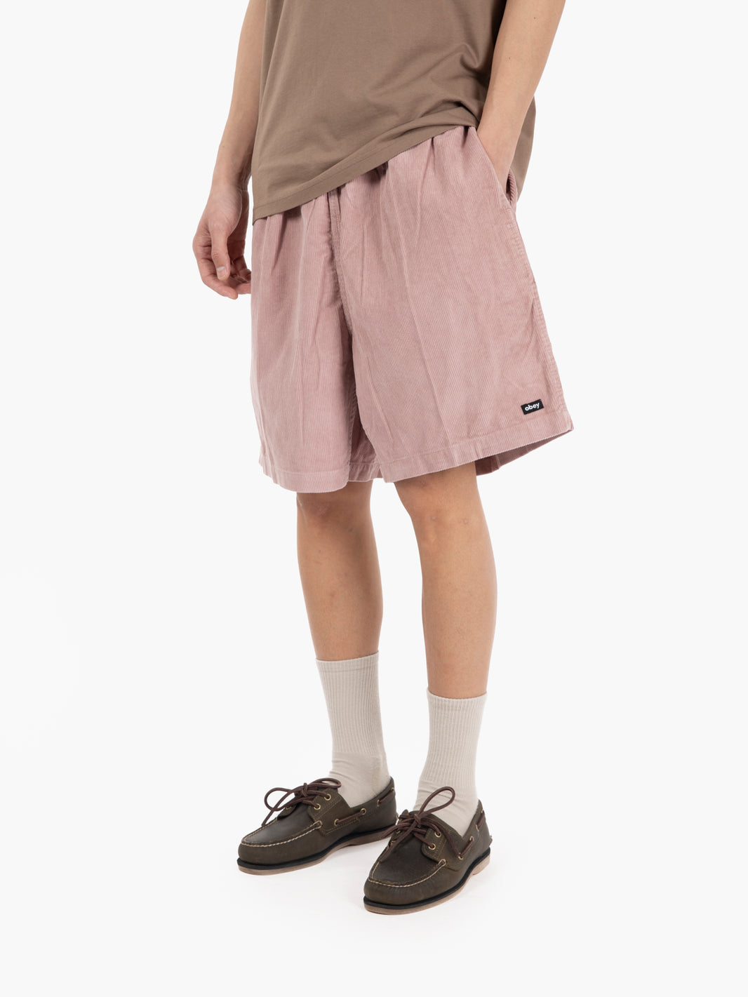 Easy pulp corduroy short mauve faded