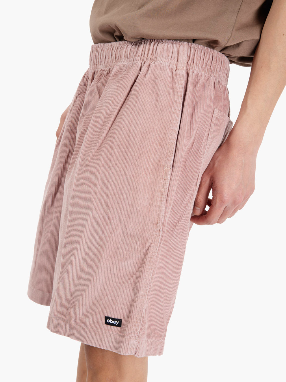 Easy pulp corduroy short mauve faded