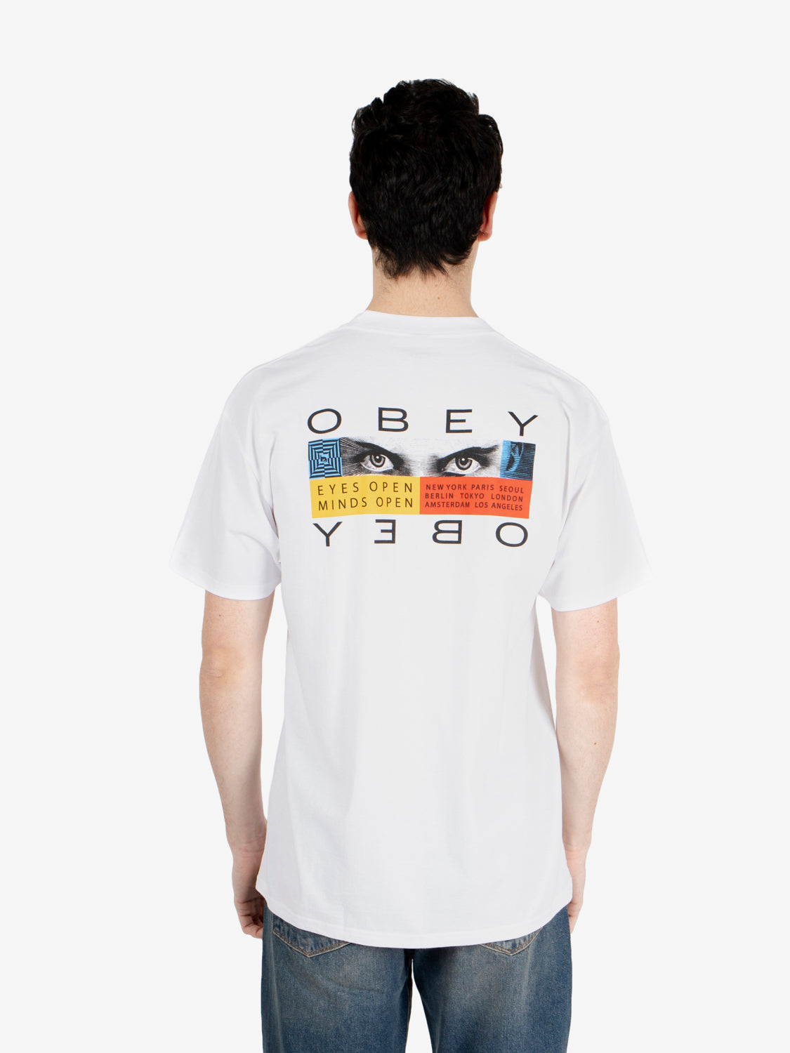 Eyes Open tee white