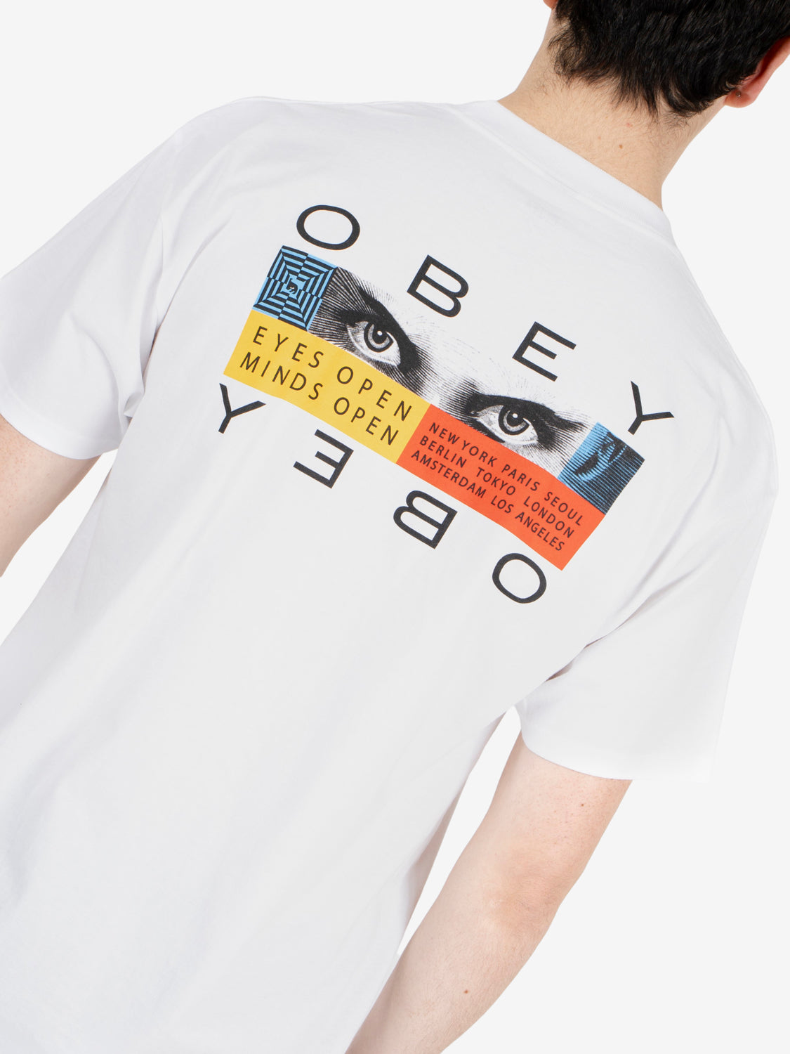 Eyes Open tee white