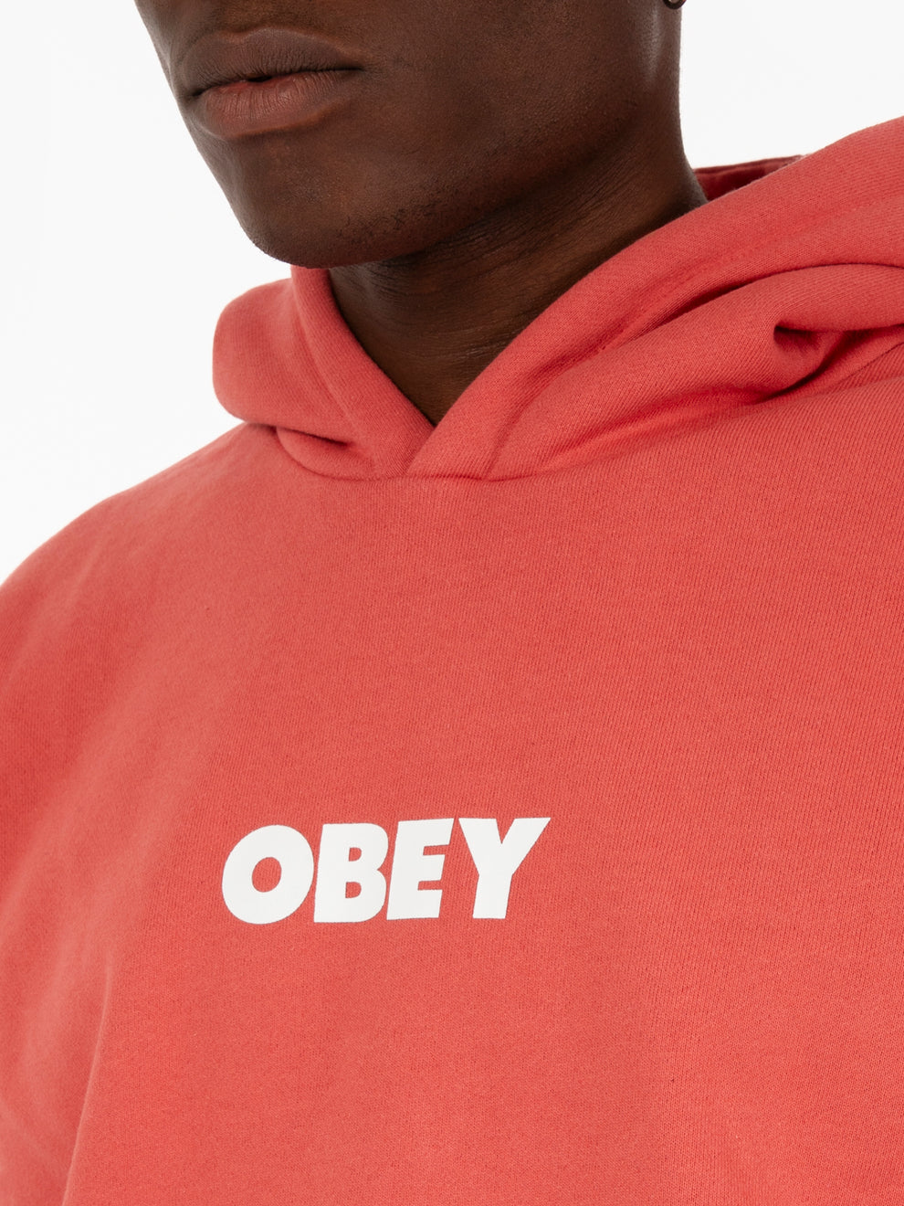 Bold extra heavy mineral red sweatshirt