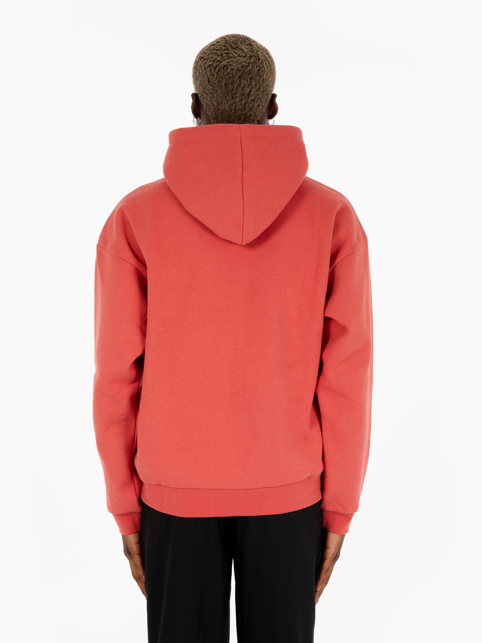 Bold extra heavy mineral red sweatshirt