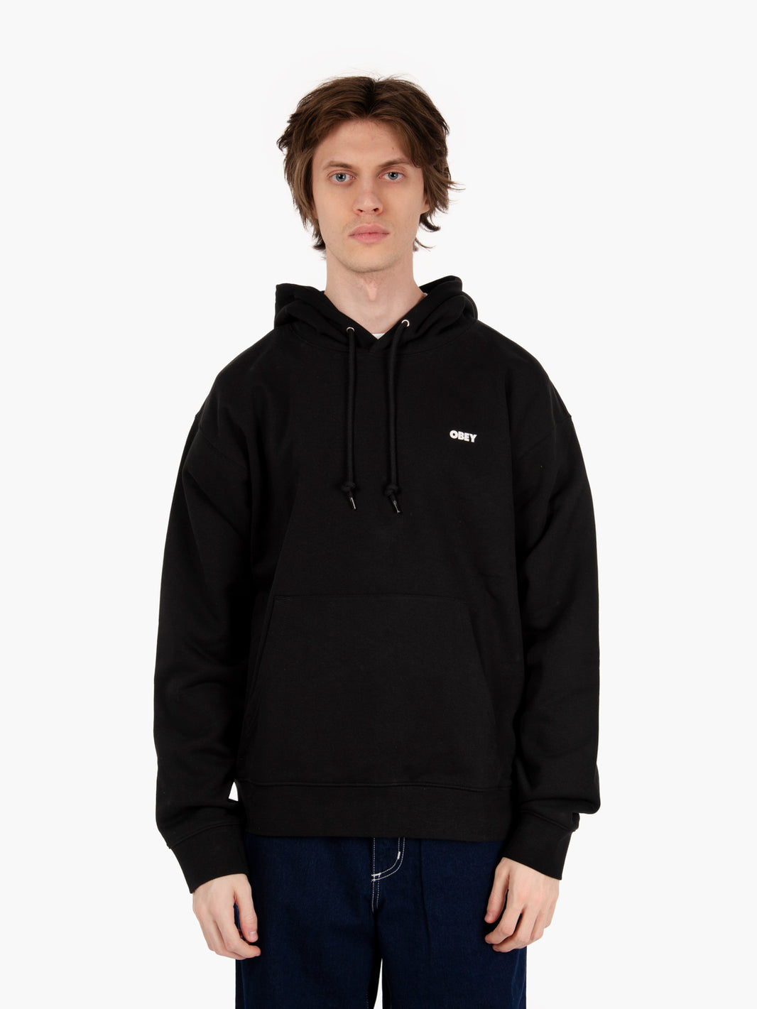 Felpa bold eye fleece black