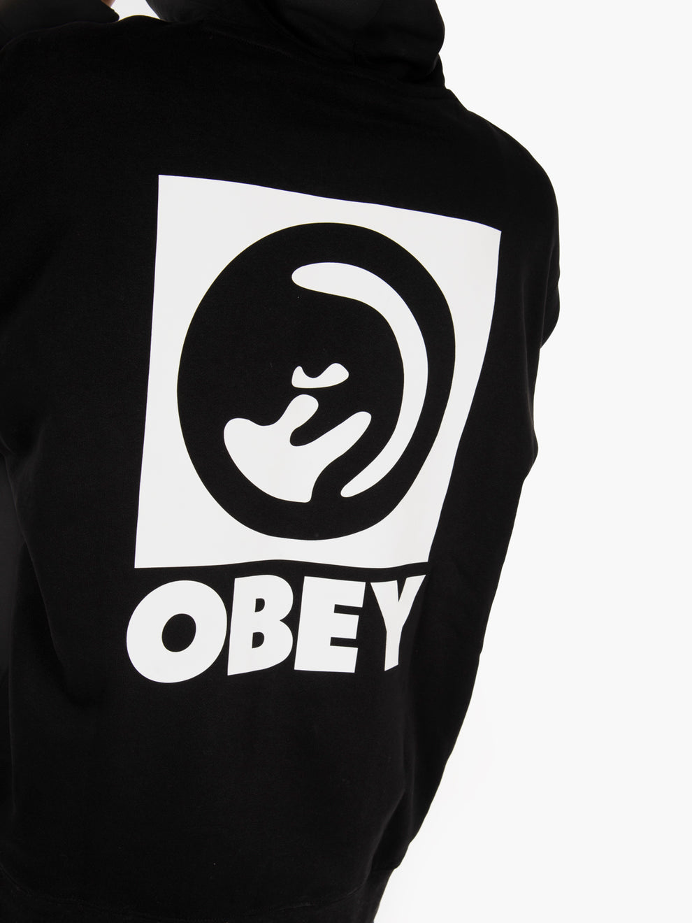 Felpa bold eye fleece black