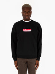 OBEY - Felpa Dago crewneck black