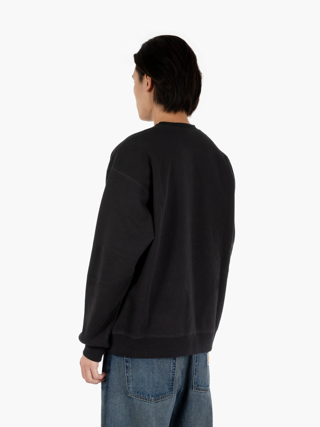 Felpa estabilished works bold crew black