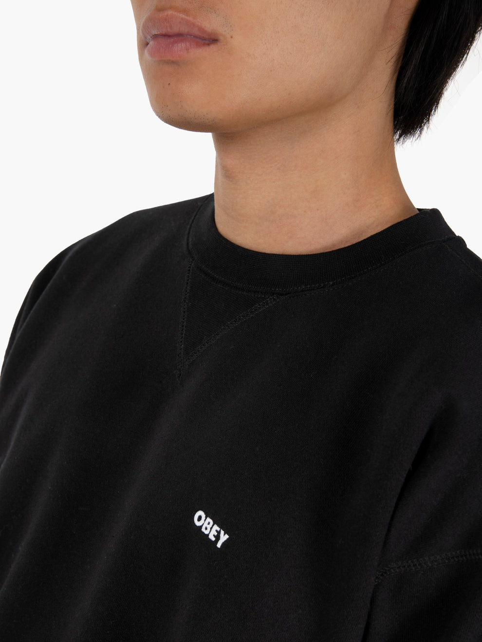 Felpa estabilished works bold crew black