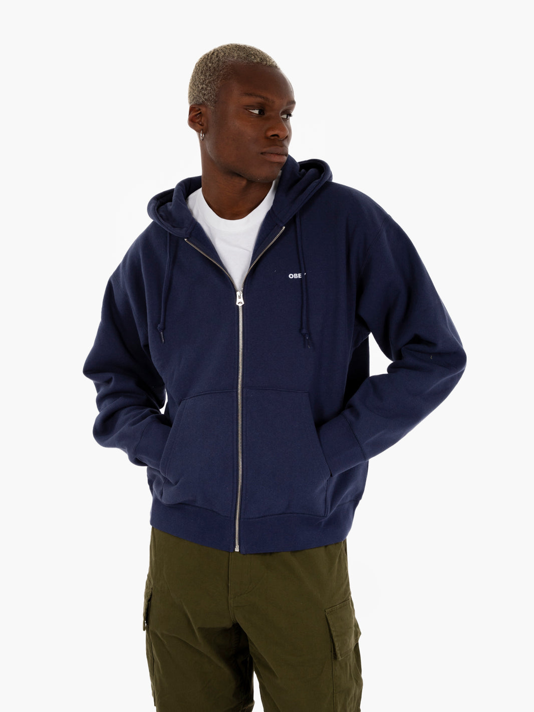Established works bold zip academy sweatshirt