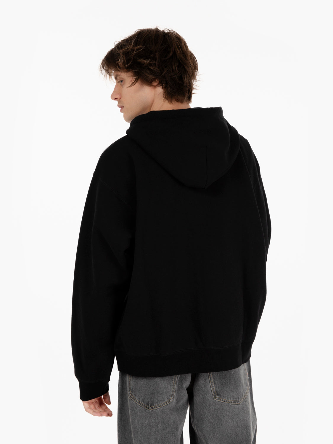 Felpa estabilished works bold zip black