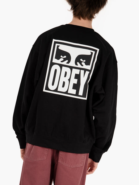 Felpa Eyes Icon 2 crewneck black