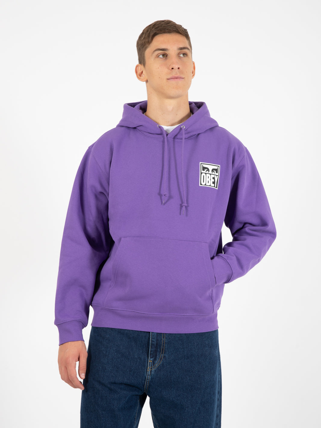 Felpa Eyes Icon Hood Fleece passion flowers