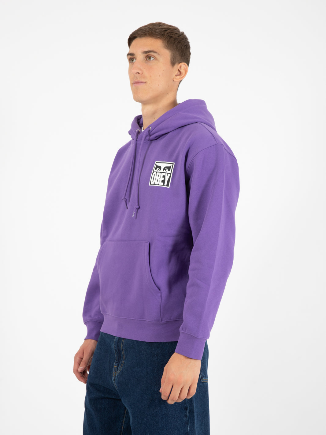 Felpa Eyes Icon Hood Fleece passion flowers