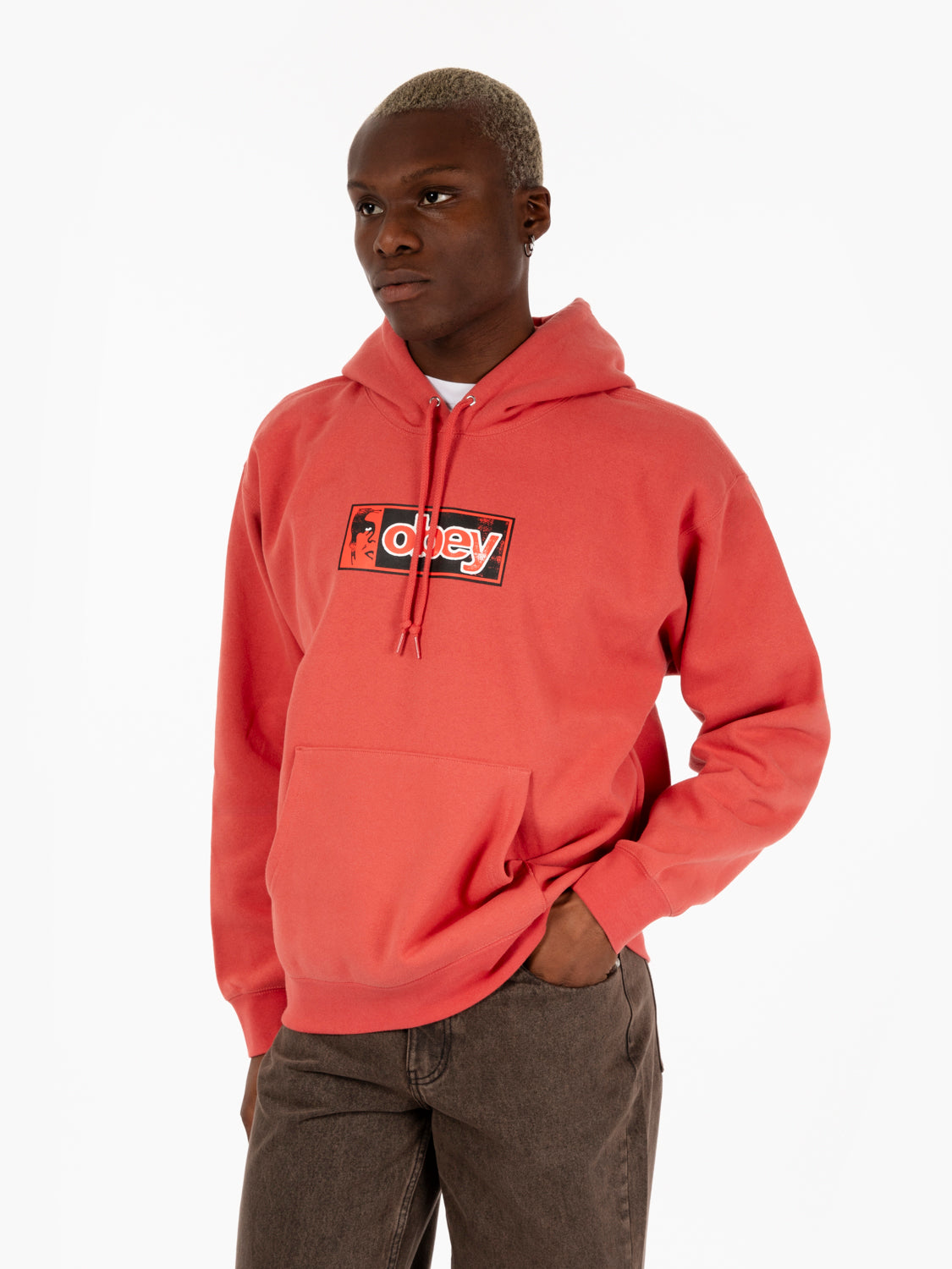 Half icon mineral red sweatshirt
