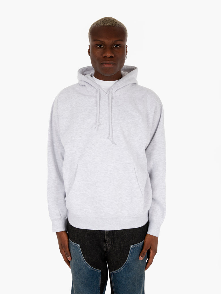 OBEY - Felpa hoodie Established Works Bold ash grey