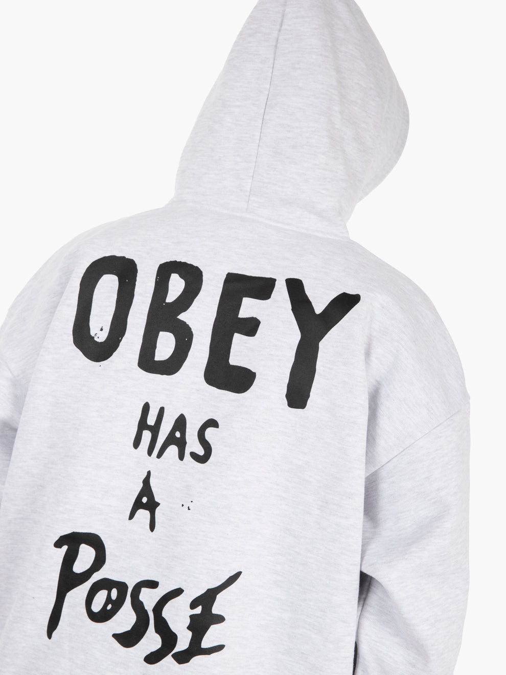 Felpa hoodie Posse Extra heavy ash grey