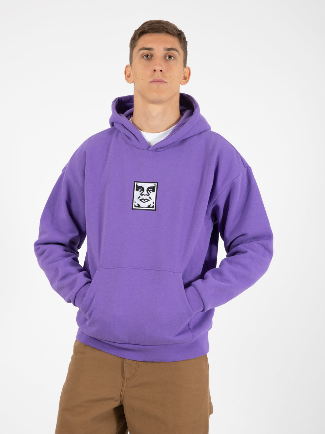 Felpa Icon Extra Heavy Hood II fleece passion flower