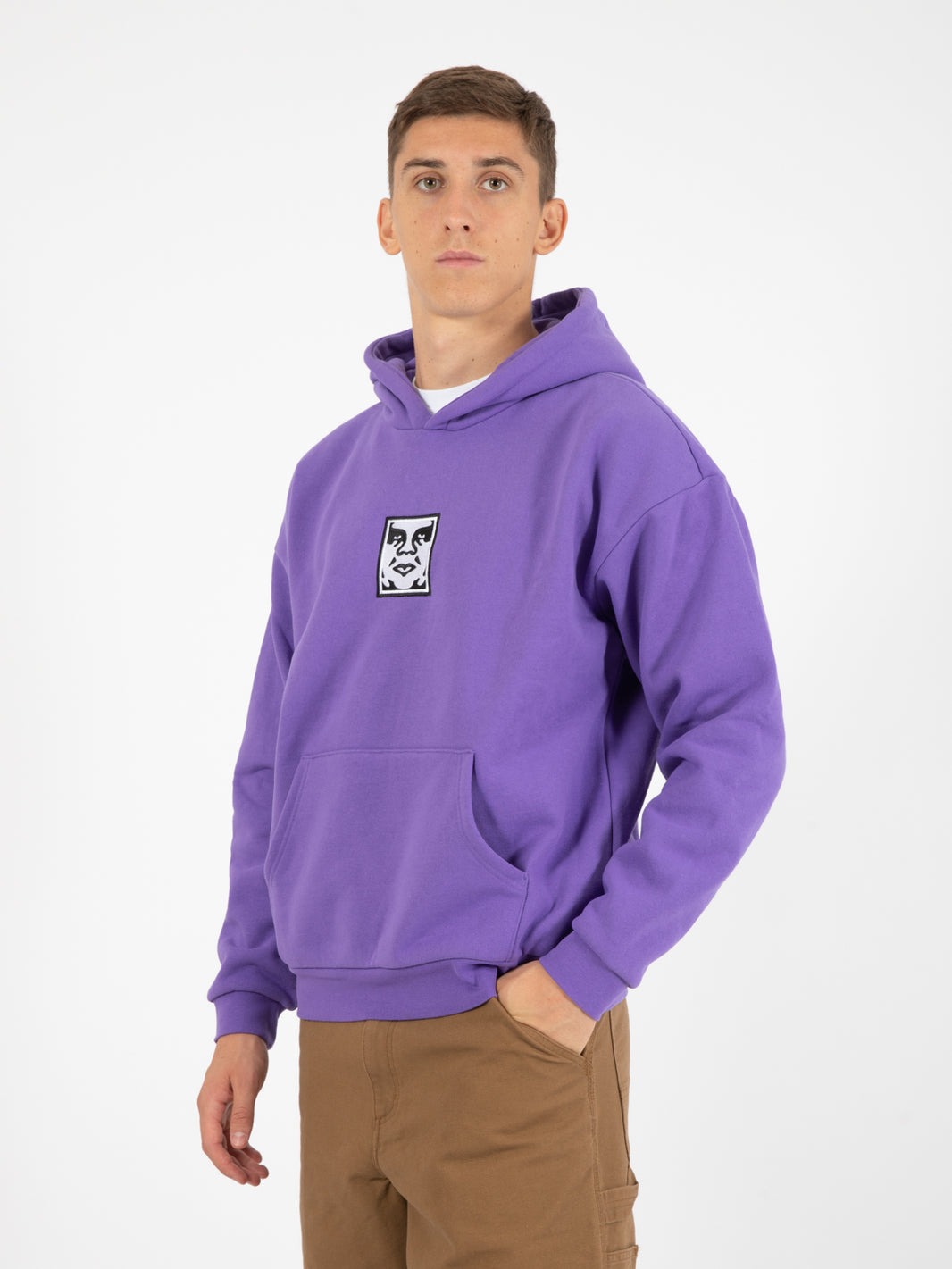 Felpa Icon Extra Heavy Hood II fleece passion flower